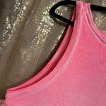 PINK - Victoria's Secret  Bright Pink Cropped Faded Dyed Tank Top Medium Photo 4