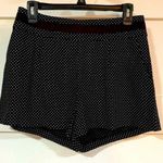 Bebe  Black & White Poka Dot Shorts Size Small Photo 0