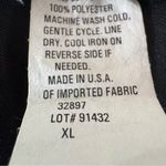 Vintage MSK Women’s XL Sheer Glitter Tiered Maxi Skirt Y2K Whimsigoth Fairy Black Photo 5