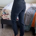 American Eagle  Black Straight Leg Ripped Jeans Photo 1