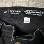 H&M  Dark Wash Slim Stretch Bootcut Jeans Photo 4