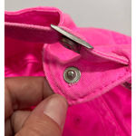 PINK - Victoria's Secret PINK Victoria’s Secret PINK NATION Pink Denim Baseball Cap Hat Adj. Button Snap Photo 4