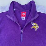 NFL Vintage Minnesota Vikings Purple Fleece Sweater Photo 4