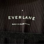 Everlane Ribbed Tencel Short Sleeve Bodysuit Black Size S Photo 9