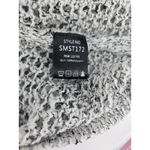 POL Knit Hoodie Sweater Gray Speckled Open Weave Pullover Women's Size Small Photo 3