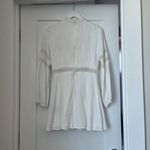 Jack by BB Dakota White Mock Neck Lace Mini Dress A-Line Party Cocktail - 6 Photo 2