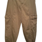 Good American  Tan Cotton Jogger Pants Photo 0