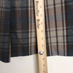 Vtg tica ladies plaid checkered modest wool skirt size 8 Photo 5