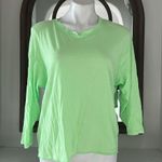 Sundry  Athletic Crewneck T-Shirt in Green, Size 1/Small New w/Tag $82 Photo 5