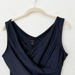 [Honeymark] Black Basil Wrap Swim Tank Top Stretch Workout Modest Size Medium M Photo 4