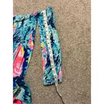 Lilly Pulitzer Sparkling Blue Hey Bay Bay Sailboats Trina Beach Dress Small Photo 7