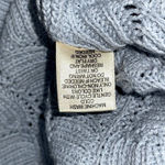 Sincerely Jules | Blue Wavy Knit Cropped Cardigan | Large Photo 7