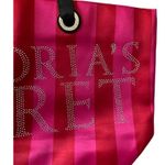 Victoria's Secret NWOT--LARGE TOTE BAG Red and pink satin tote bag Photo 4