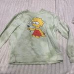 Disney Simpsons green tye dye sweatshirt  Photo 0