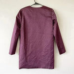 Alexander Wang Micro Paisley Tunic Silk-Blend Mini Dress Stardust 4 NWT Photo 5