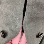 Free People Women's Cinched Waist Double Breasted Blazer Green Small Military Photo 5