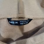 SheIn Tan Ribbed Corset-Style Hooded Dress Sz XS Photo 5