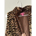 Betsey Johnson Betsy Johnson Faux Fur Leopard/ Cheetah Print Vest Size Small Unique & Bold Photo 3