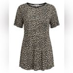Kate Spade  Women's Leopard Print Sleepshirt Nightgown Dress Size Large Photo 2