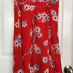 Madewell Button-Wrap Dress in Daisy Society Red Floral Size 6 Photo 7