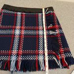J.O.A. Plaid Fringe Skirt in size S Photo 10