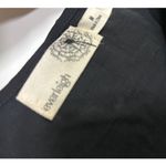 Everleigh Black Swiss Dot Eyelet Lace Hem‎ Tank Top Medium Scalloped Hem Photo 5