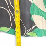 Banana Republic  100% Silk Wrap Dress Green Navy Botanical Print Women Size 10 Photo 3