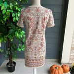 Tory Burch Avril Short Sleeve Mini Dress In Hicks Garden Photo 5