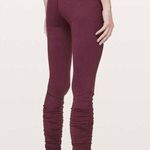Lululemon Ready To Rulu Tight Leggings in Maroon SZ 10 Photo 0