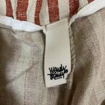 Wendy Trendy‎ Italy Striped Linen Blend Cropped Paperbag Pants With Belt M Size M Photo 4