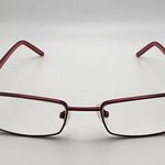 Genevieve Boutique Modern Glitz Burgundy Prescription Glasses Frames & Case Photo 2