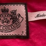 Juicy Couture Hot Pink A-line Textured 100% Cotton Lined Ties Closure Mini Dress, size 2 Photo 2