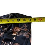 SheIn Black Floral Stretch Strapless Crop Top Women's Size Small | 10-13-2 Photo 3