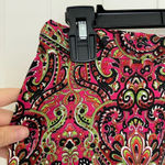 Vintage women’s paisley print maxi‎ skirt Pink Size L Photo 1