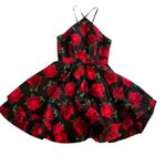 Camille La Vie short prom/formal halter dress w/flounce hem, size 5 (small) Photo 4