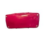 Coach Peyton Link C Embossed Patentā Leather Domed 32583 Raspberry Handbag Photo 7