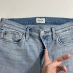 HUDSON Suzzi Midrise AKL Skinny Jeans Patchwork Knees Released Raw Hem Women 27 Blue Photo 4