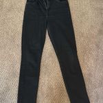 Reformation  High & Skinny Jeans in Black Photo 5