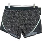 Under Armour NEW with tags Mileage 2.0 Black Printed Running Shorts Size Medium Photo 2