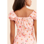 Finders Keepers Tutti Frutti Peaches Crop Top Size 6/M $125 Photo 4