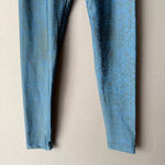 American Apparel sz S blue specked leggings Photo 2