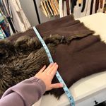 Old Navy Cream Textured Boucle Single Button Pockets Long Jacket Size Large Brown Photo 6