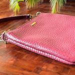 LODIS Wine Burgundy Leather Shoulder Bag Purple Photo 2