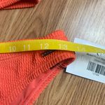 Zyia  size medium new muted peach ribbed Bikini Set orange two piece vaca travel Photo 5