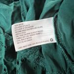 Knox Rose  Women's Dark Green Long Sleeve Eyelet Blouse - Size Small - NWT Photo 5