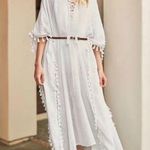 Walter Baker NWT  Acapulco Kaftan Swim Party Cover-up Dress in Ivory One Size Photo 0