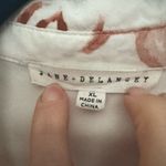 Jane and Delancey Horse Print Button-Up Blouse Western Short Sleeve Top XL Photo 2