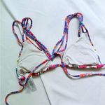 Nanette Lepore Floral Bikini Top and Gray Bottom Photo 2