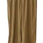 Lucky Brand Tan Pull On Drawstring Linen Blend Pants Size Medium NEW Photo 0