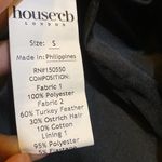 Nordstrom HOUSE OF CB Serai Feather Trim Stretch Crepe Cocktail Dress in Black size S Photo 2